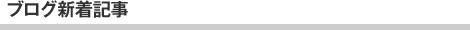 ブログ新着記事